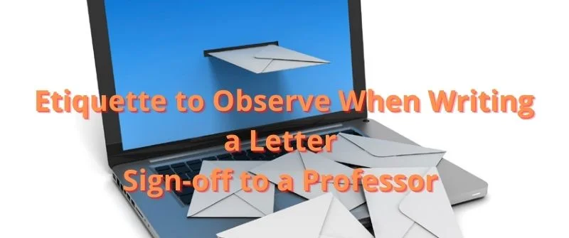 a professional letter to professor