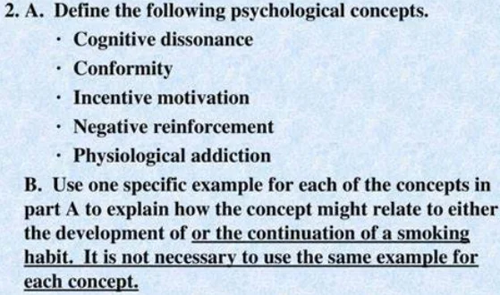  example of AP psychology exam
