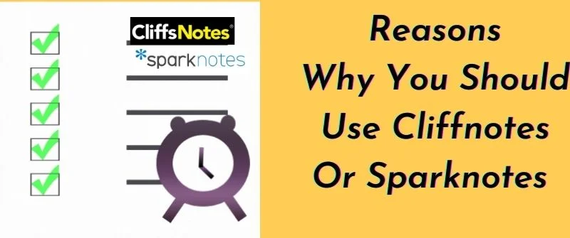 using cliffnotes or sparknotes
