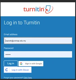 turnitin login