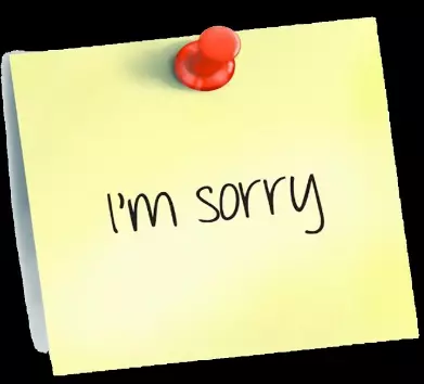an apology