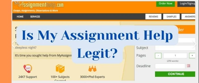My Assignment Help Review