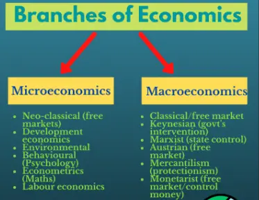 branches of economics