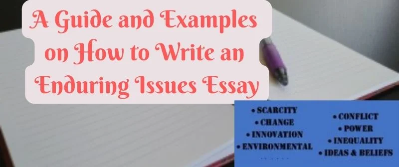 Writing Enduring Issues Essay