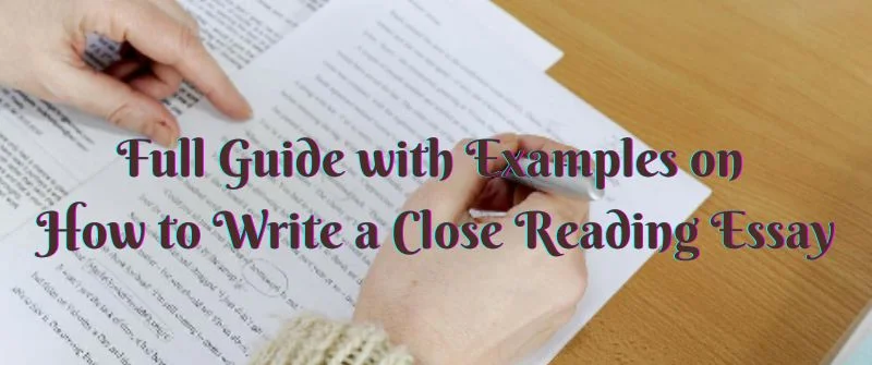 close reading thesis examples