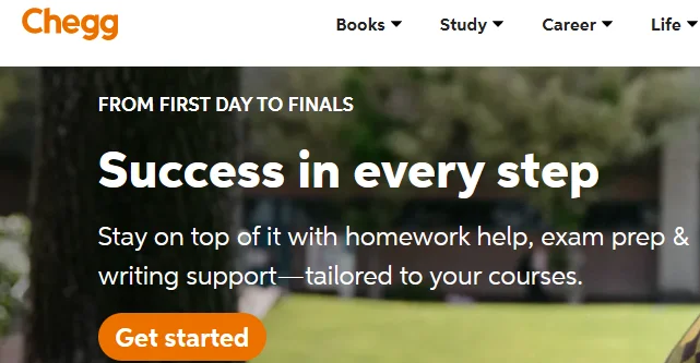 using chegg