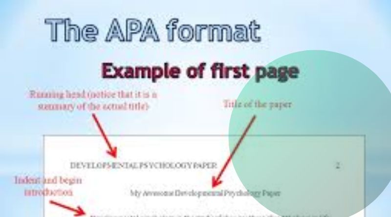 how do i put my paper in apa format