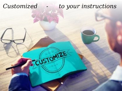 Custom writing means customized service