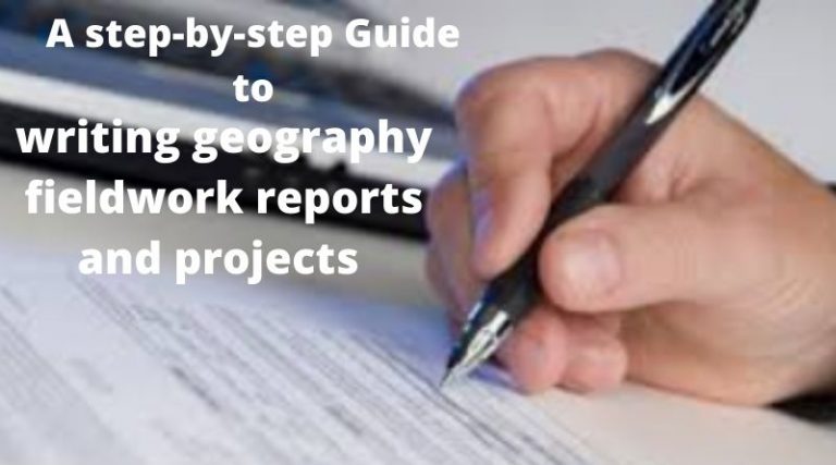 how to write a methodology for geography