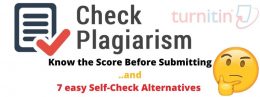 Using Turnitin Self-Check: 8 ways to check before submitting