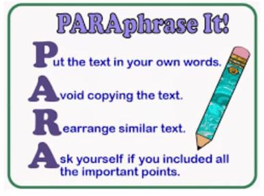 Tip to Paraphrase your essay well