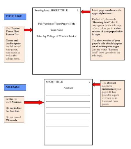 APA-Style formatting