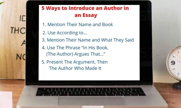 essay on authors