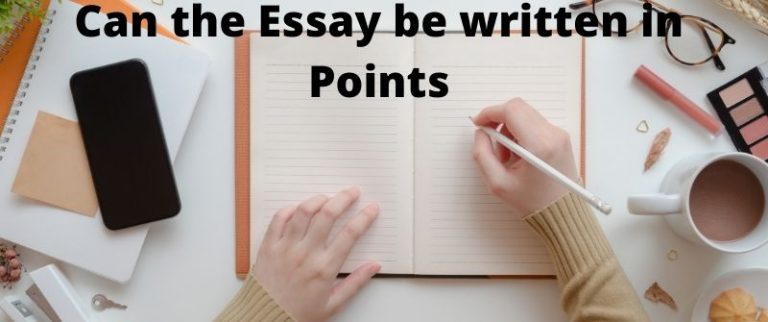 an essay points