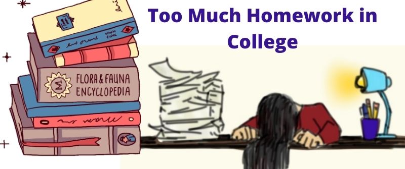 students are given way too much homework