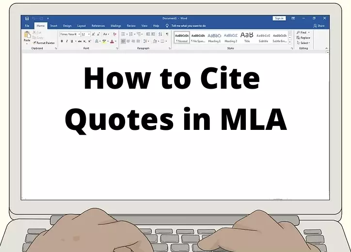 citing in MLA