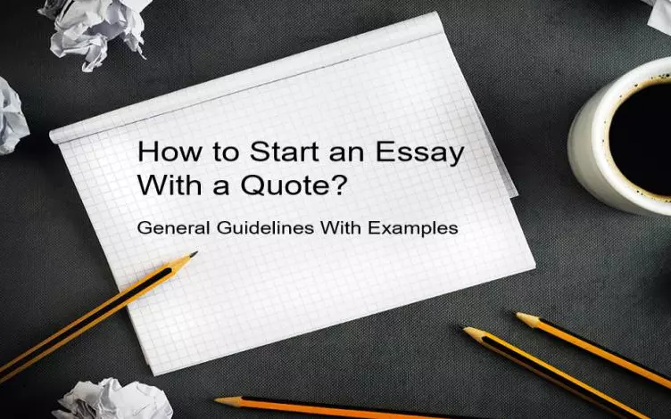 Essay quote guidelines