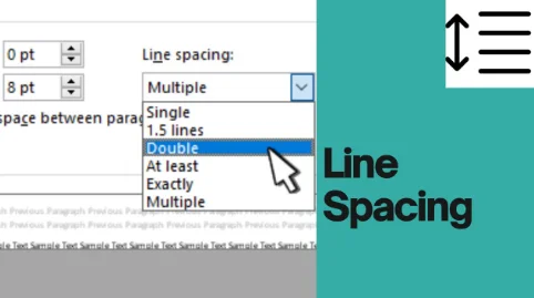 line spacing