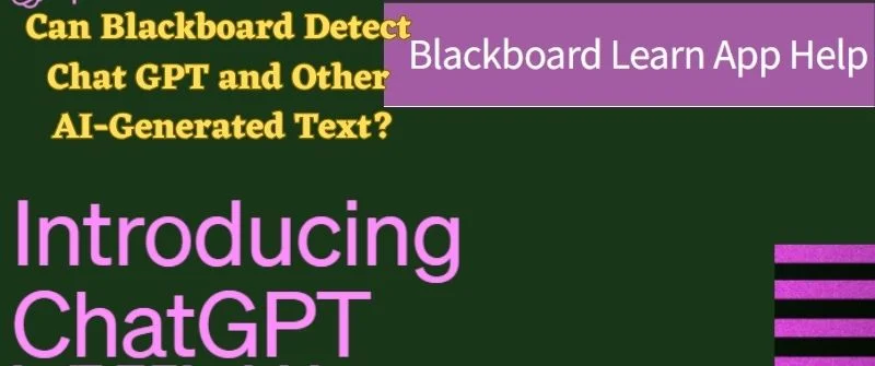 Blackboard Detect Chat GPT
