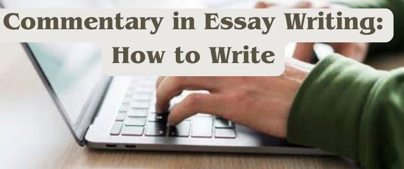 how to write commentary essay